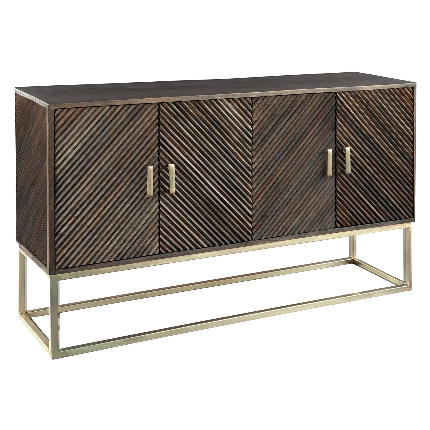 Shop Hekman Furniture Chevron Door Contemporary Modern Glam And