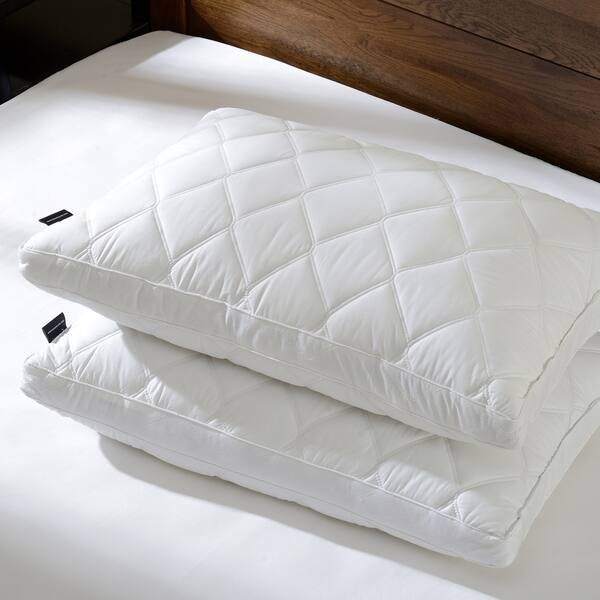 Shop Downluxe Gusseted Feather And Down Pillows Set Of 2