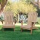 Cambridge Casual Sherwood Oversized Teak Adirondack Chair with Cup Holder - Thumbnail 7