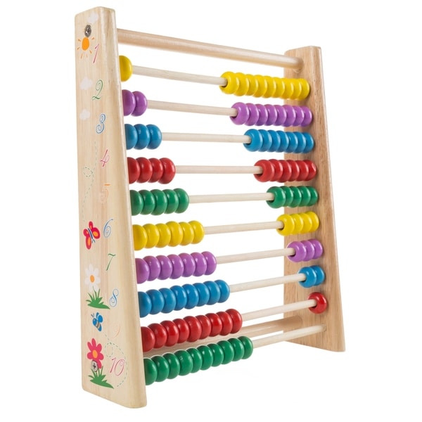 Abacus Classic Wooden Toy Counting Frame Preschool Educational Toy Best Durable 