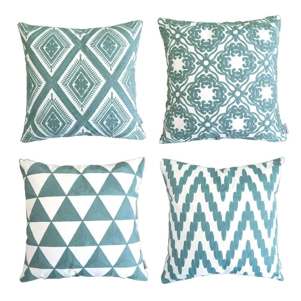 Shop Embroidered Pillow Covers Decorative Cushion Covers ...
