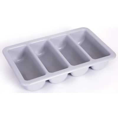4-Compartment Commercial Cutlery Holder