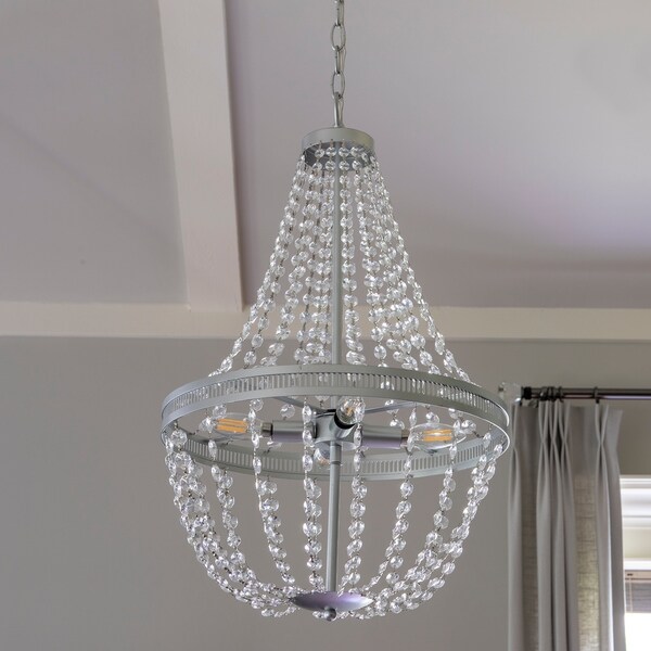 Monticello Park 6-Light Chrome deals Crystal Chandelier