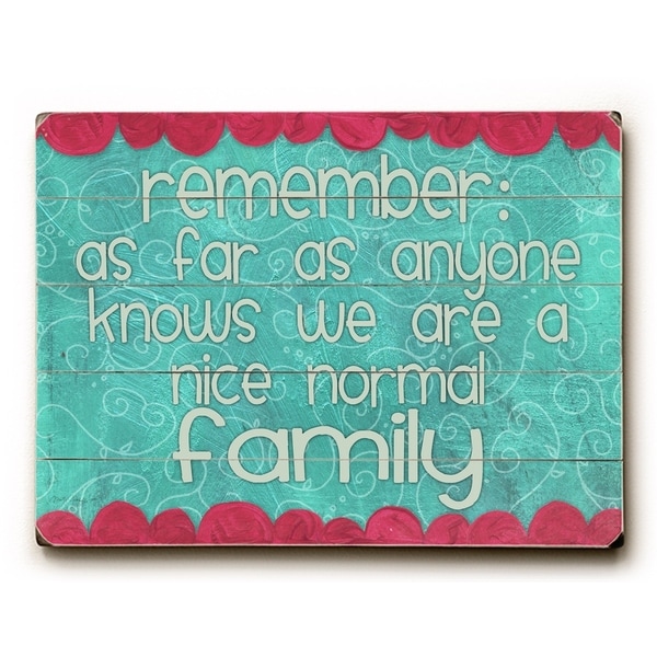 Remember family - Planked Wood Wall Decor by Misty Diller