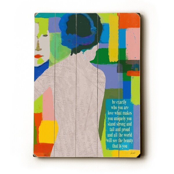 love what makes - Planked Wood Wall Decor by Lisa Weedn