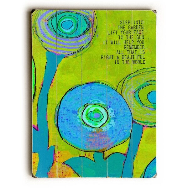 0004-0188 - Planked Wood Wall Decor by Lisa Weedn