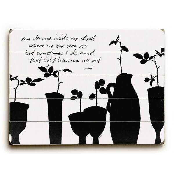 0004-0190 - Planked Wood Wall Decor by Lisa Weedn