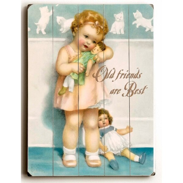 My Favorite Doll - Planked Wood Wall Decor by FLAVIA