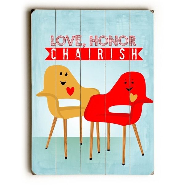 Love Honor Chairish - Planked Wood Wall Decor by Ginger Oliphant