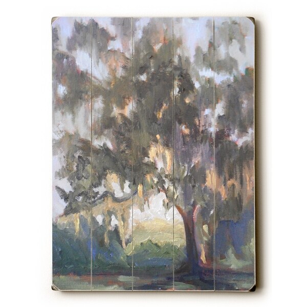 Golden Hour - Planked Wood Wall Decor by Carol Schiff
