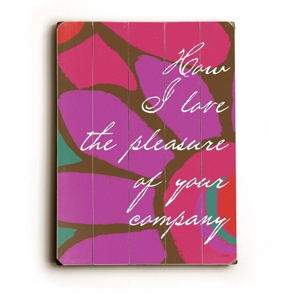 How I love - Planked Wood Wall Decor by Lisa Weedn
