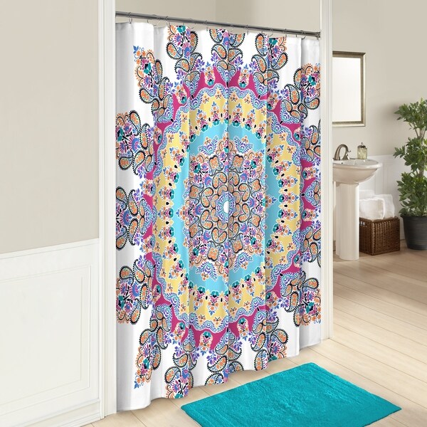 Shop Boho Boutique Gypsy Rose Shower Curtain - Multi - Free Shipping ...