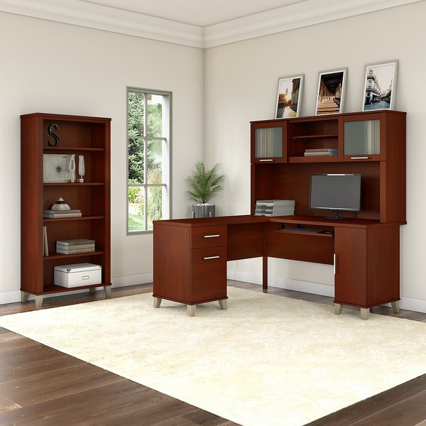 Shop Copper Grove Shumen 60-inch L-shaped Desk with Hutch ...