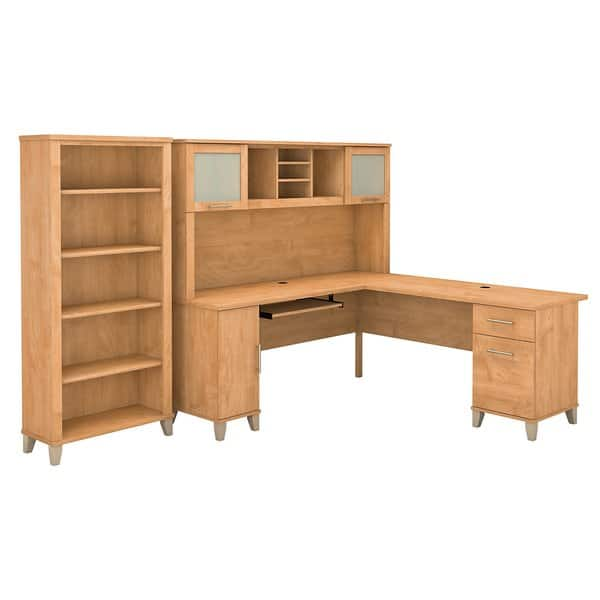 Shop Copper Grove Shumen 72 Inch L Shaped Desk With Hutch And