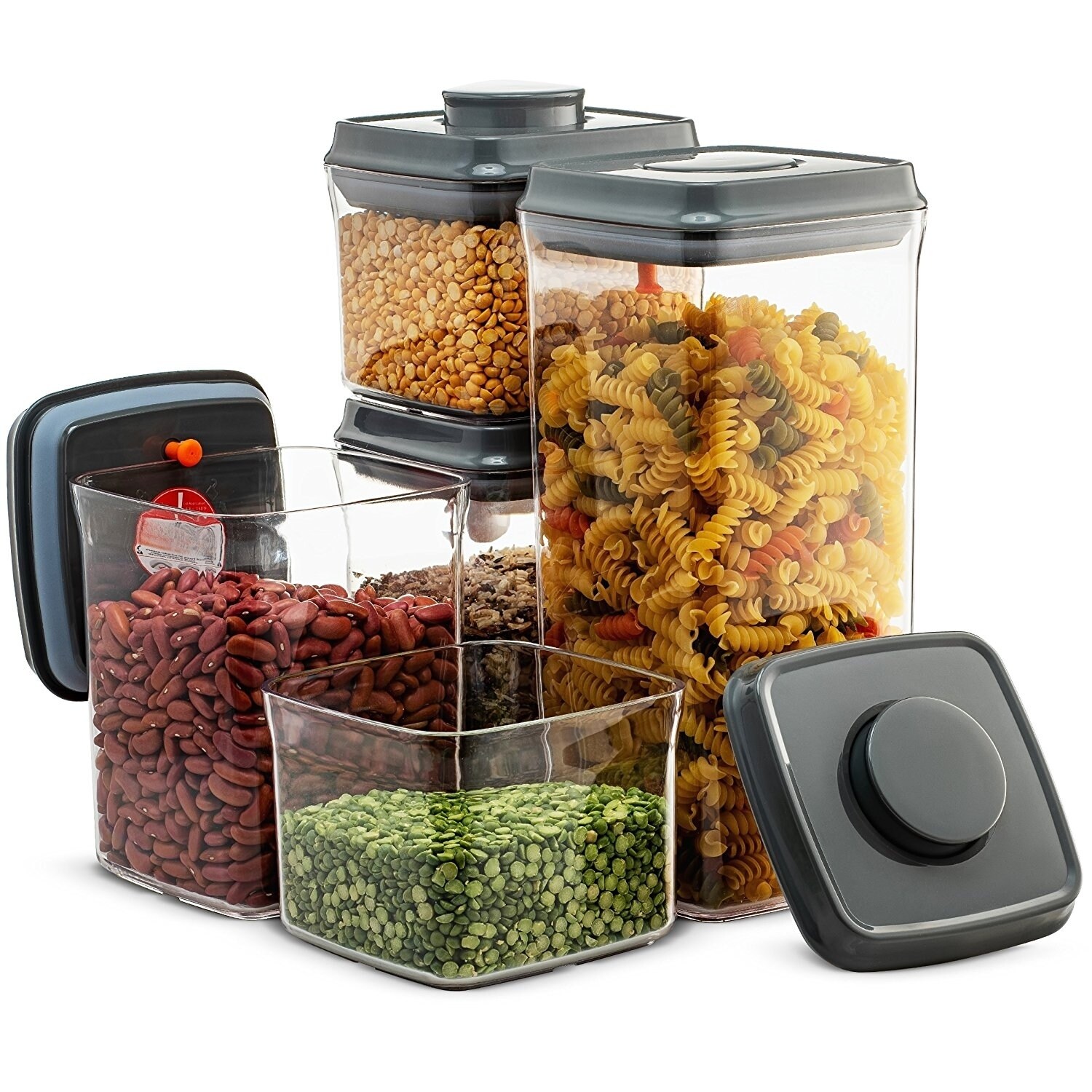 Shop Airtight Food Storage Containers - 10 Piece Set- Easy To Open and