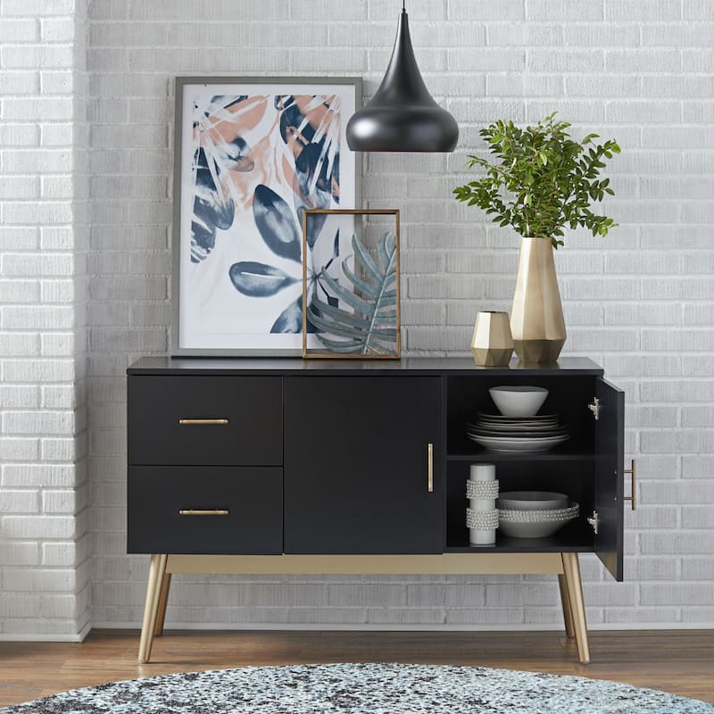 Simple Living Stacy Mid-Century Buffet/Sideboard