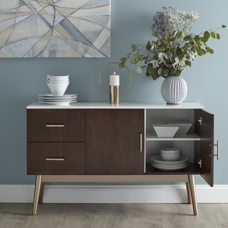 Simple Living Stacy Mid-Century Buffet/Sideboard