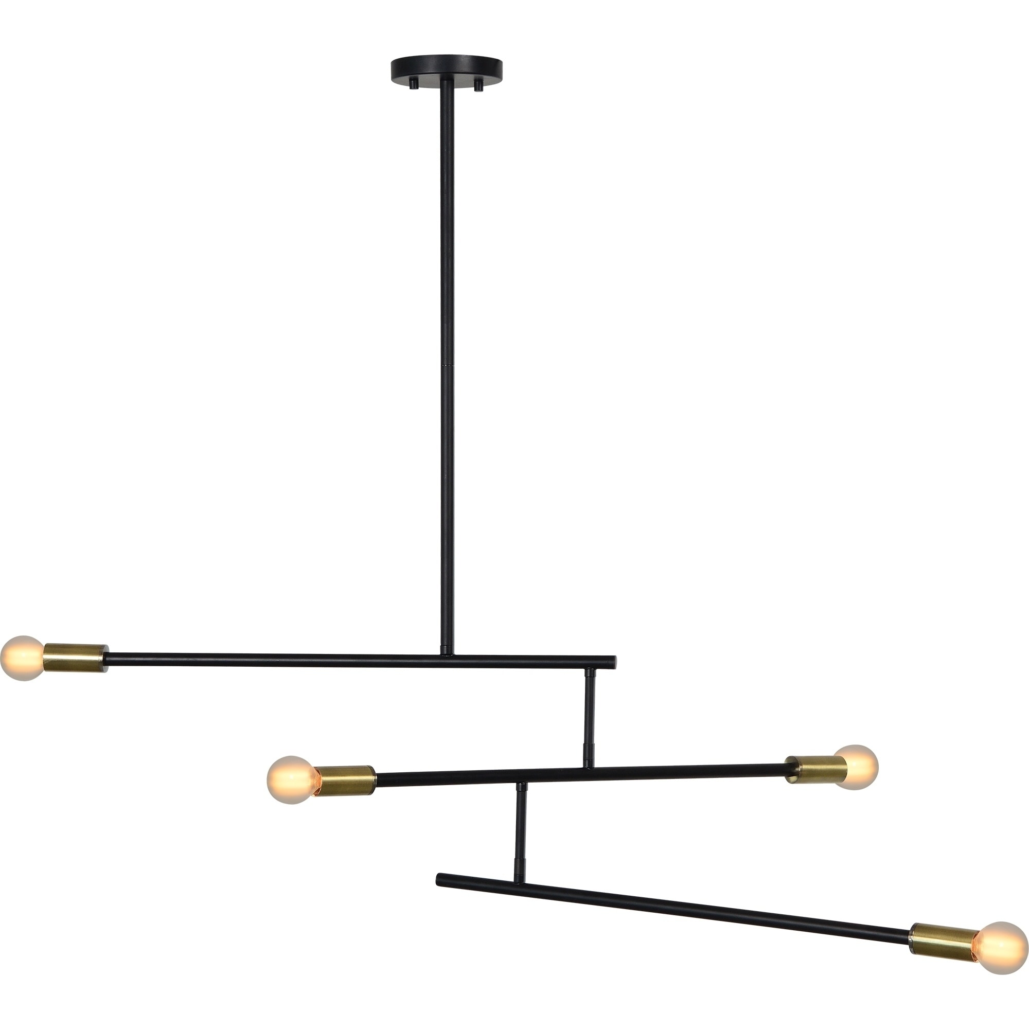 Ceiling Suspension Brass Gold/Matt Black