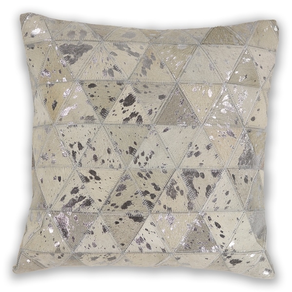 KAS Ivory Prism Decorative Throw Pillow