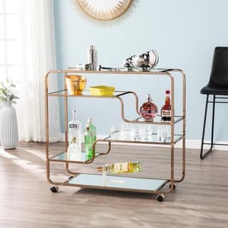 Mid Century Modern Bar Cart Home Bars Online At Palm Canyon Fiesta Art Deco Mirrored Bar Cart