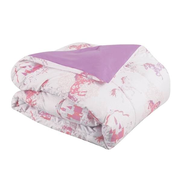 Shop Legends And Fairy Tales Purple Pink 4 Piece Comforter Set