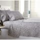 Option gray with shades of gray and white print