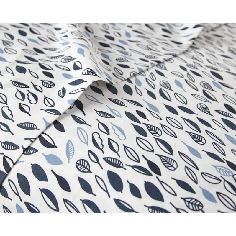 Vilano Choice Ultra-soft Deep Pocket Botanical 4-piece Printed Bed Sheet Set