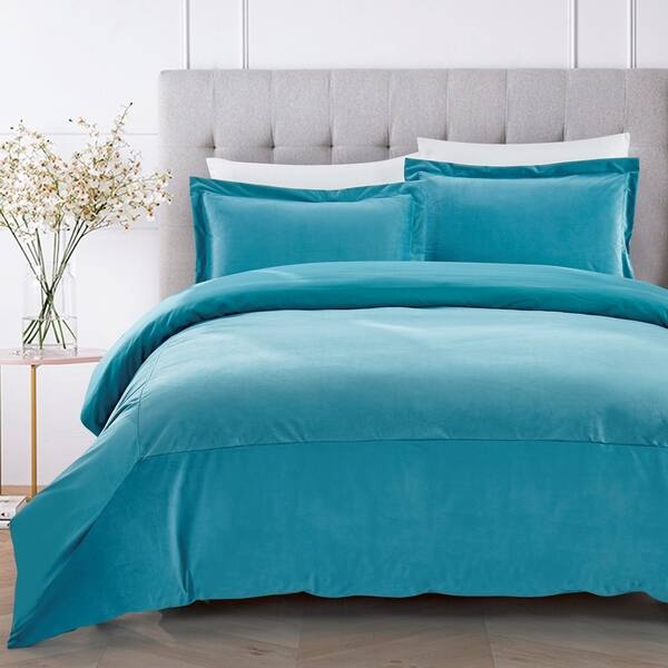 Shop California Design Den Luxury French Velvet 3 Piece Comforter