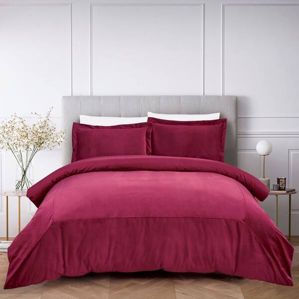 Shop California Design Den Luxury French Velvet 3 Piece Comforter