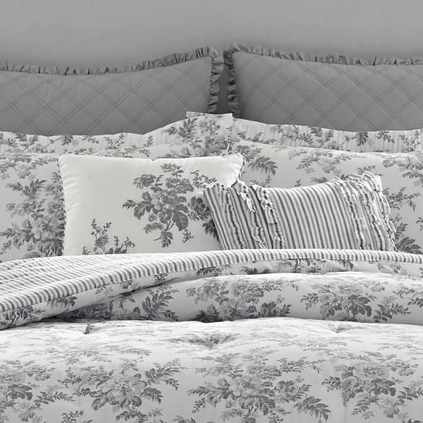 Shop Laura Ashley Annalise Floral Duvet Cover Set On Sale