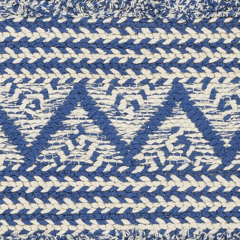 Hermosa Nautical Chevron Hand-tufted Rug