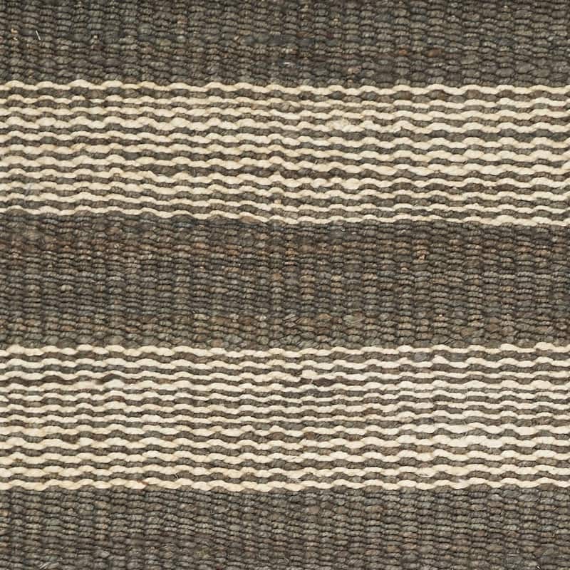 Natural Horizons Casual Striped Hand-woven Jute Rug