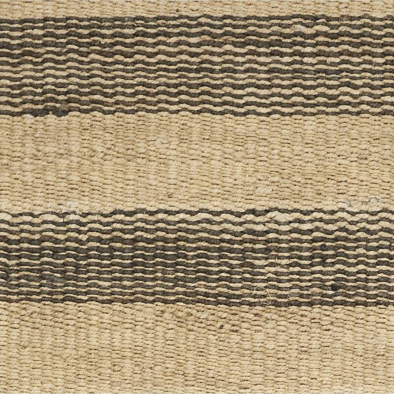 Natural Horizons Casual Striped Hand-woven Jute Rug