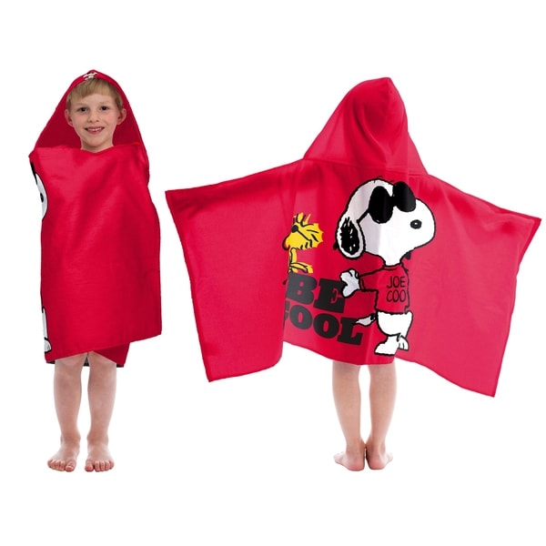 snoopy hooded towel
