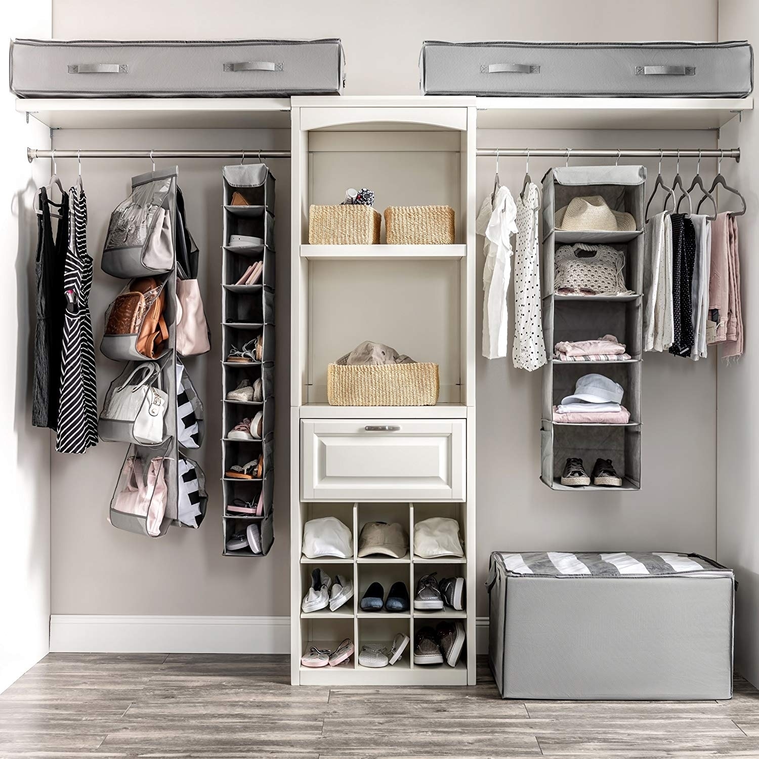Large Underbed Clothes Storage Bags Ziped Organizer Wardrobe Cube Closet Boxes