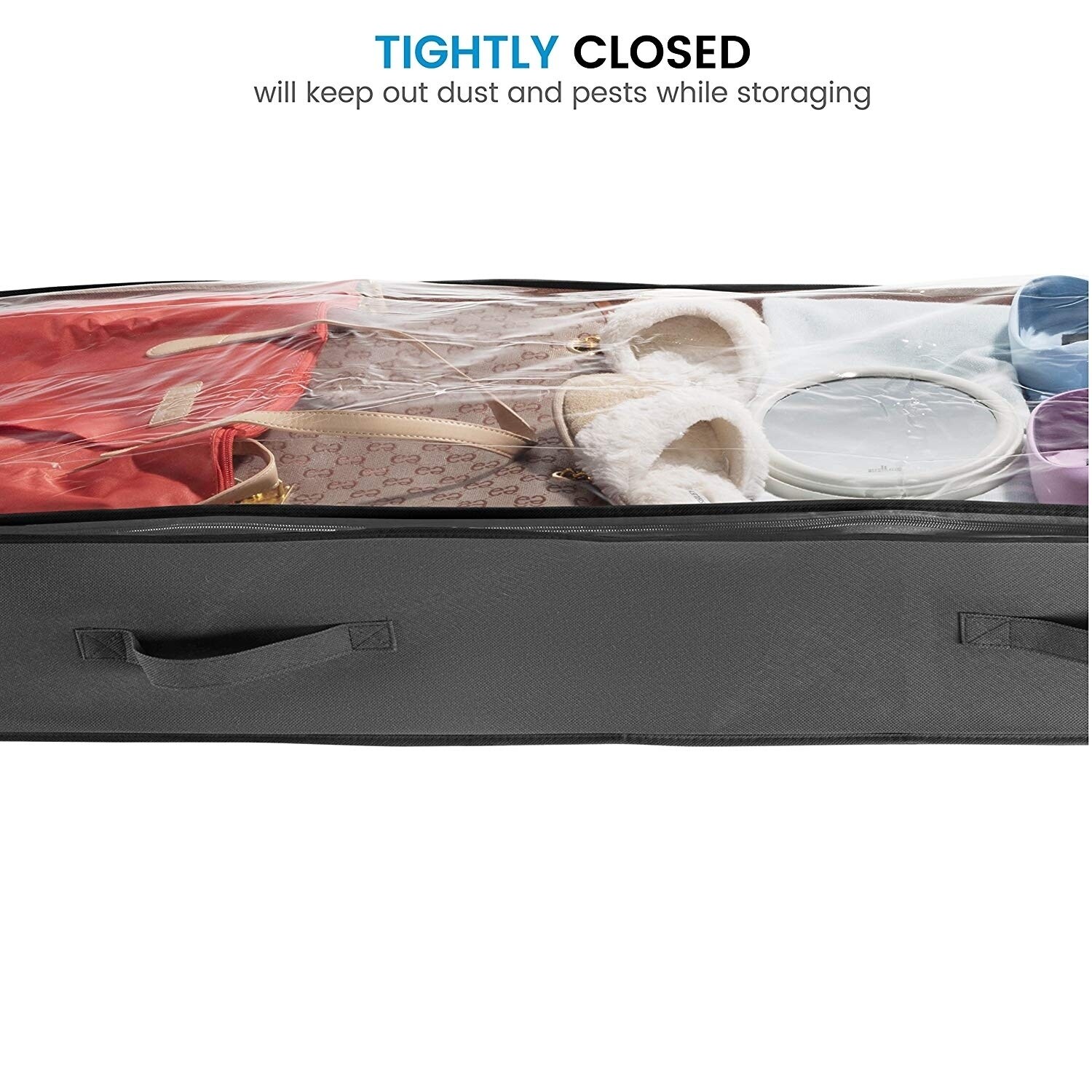 Shop Underbed Storage Bag Pack Of 2 Fabric Storage For Linens