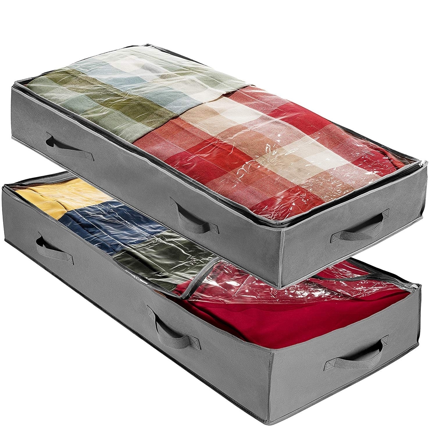 Shop Underbed Storage Bag Pack Of 2 Fabric Storage For Linens
