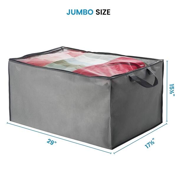 Shop Set Of 2 Jumbo Blanket Storage Bags For Comforter Blanket