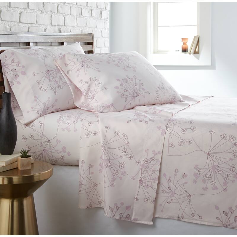 Vilano Choice Ultra-soft 4-piece Printed Bedsheet Set