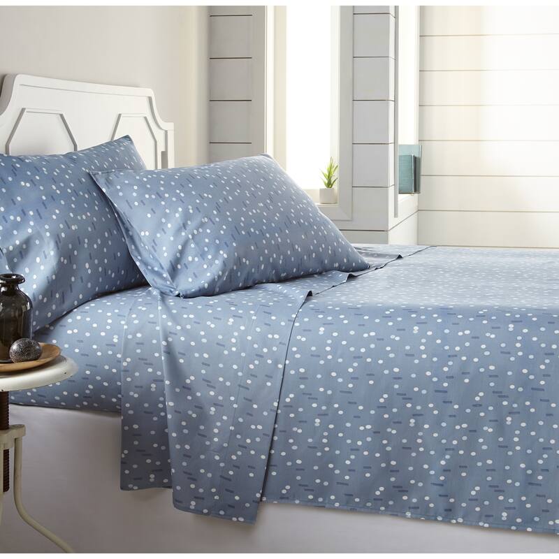Vilano Choice Ultra-soft 4-piece Printed Bedsheet Set