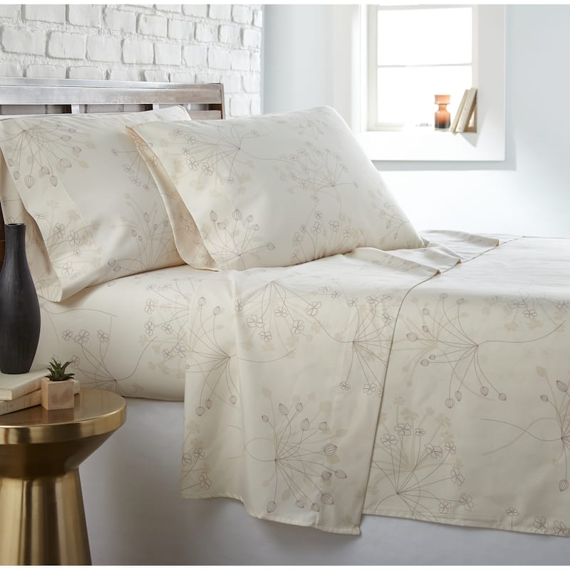 Vilano Choice Ultra-soft 4-piece Printed Bedsheet Set