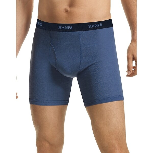 5pk Hanes TAGLESS Boxer Briefs with Comfort Soft waistband Assorted Colors
