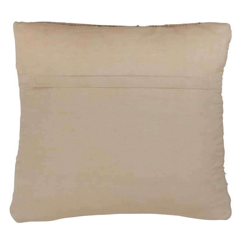 Woven Jute Down Filled Throw Pillow