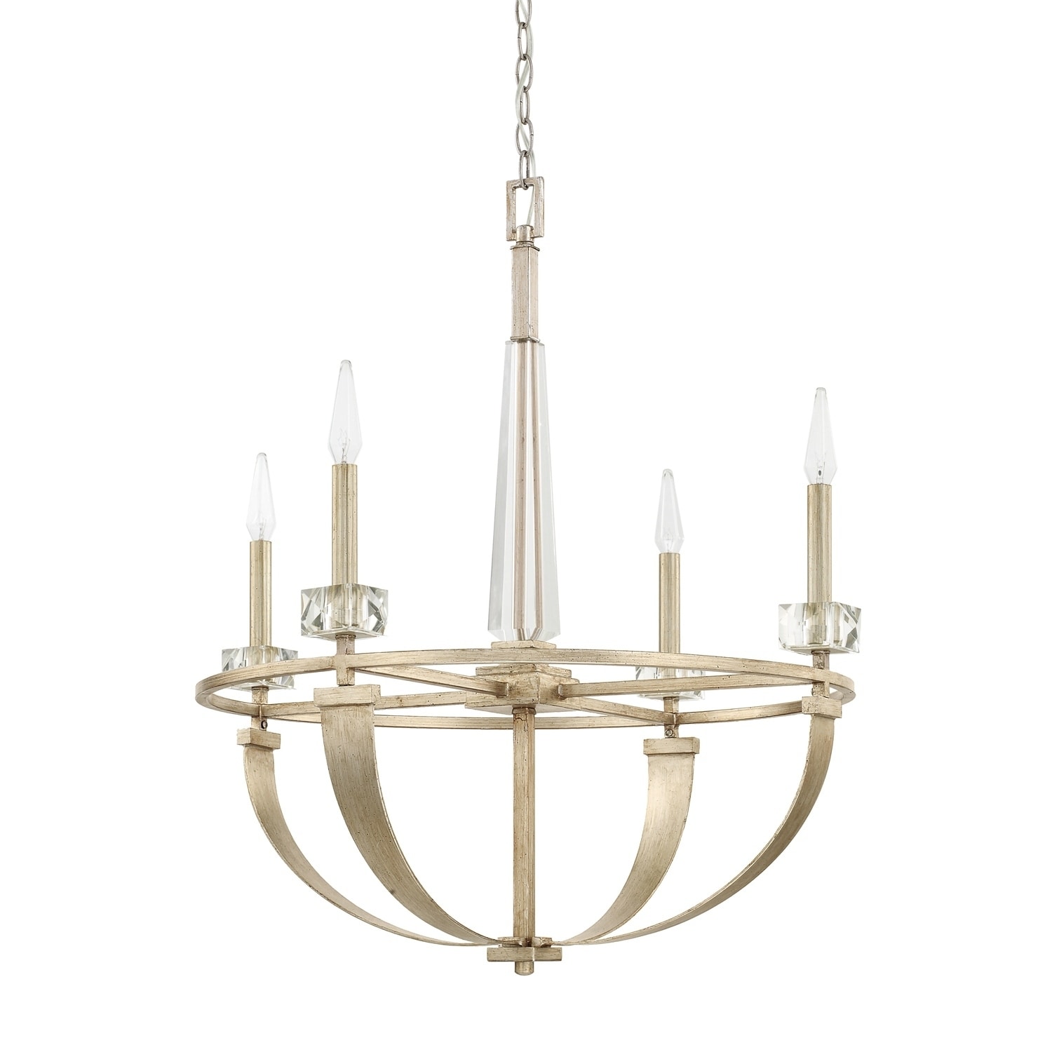 Karina 4-light Winter Gold Chandelier - Chandeliers For Bedrooms by Overstock.com