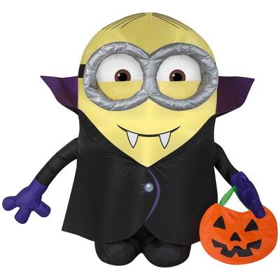 Halloween Airblown Inflatables Gone Batty Minion w/Treat Sack