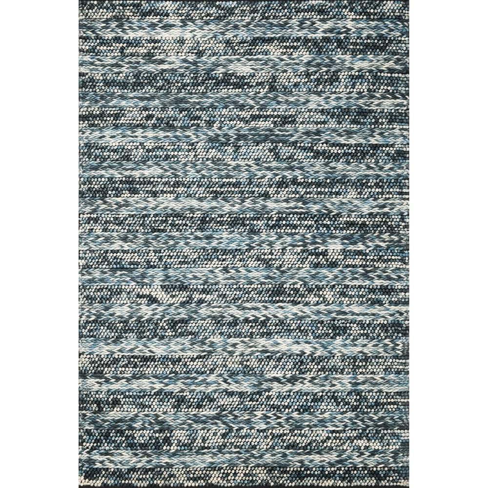 The Curated Nomad Casually Heathered Hand-woven New Zealand Wool Rug