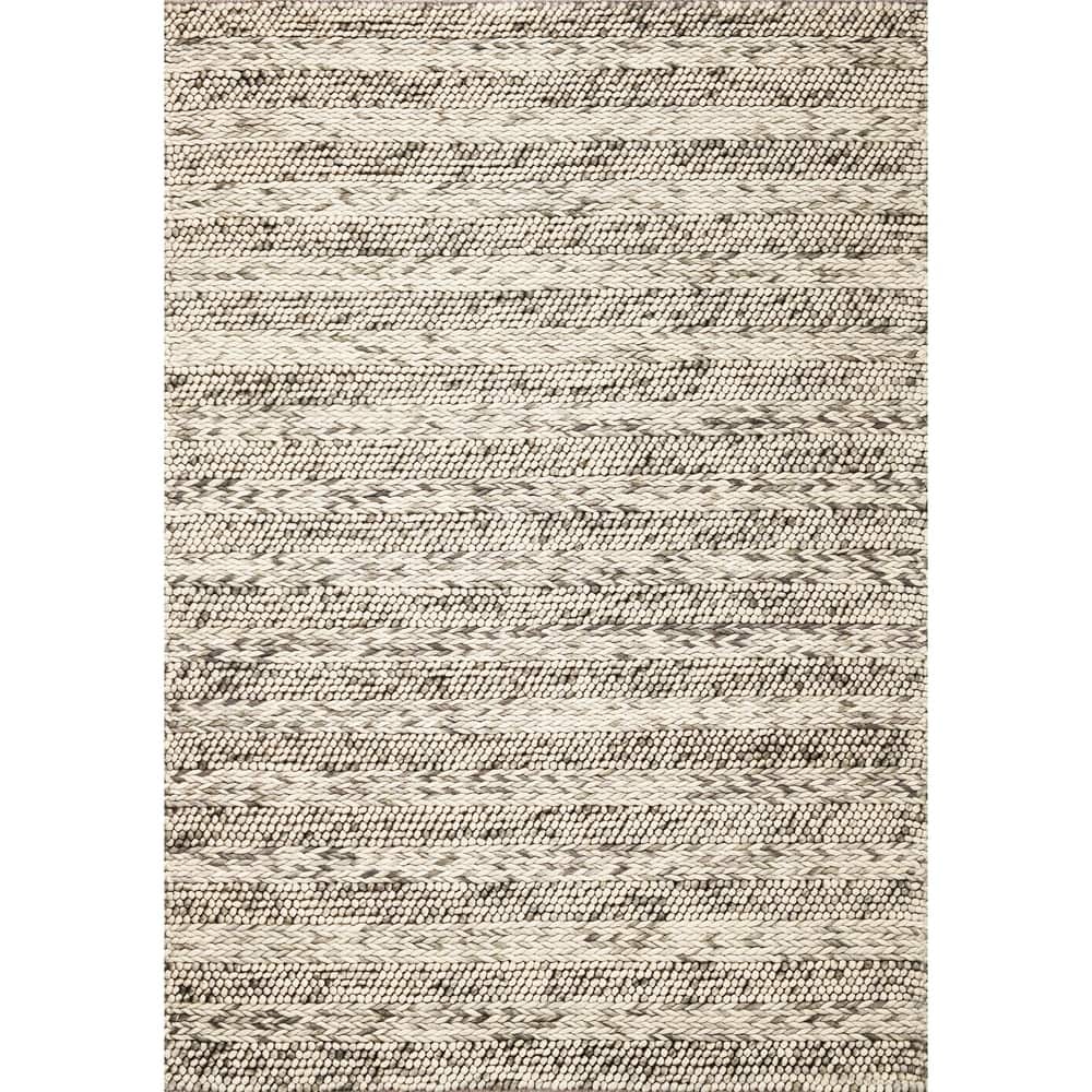 The Curated Nomad Casually Heathered Hand-woven New Zealand Wool Rug