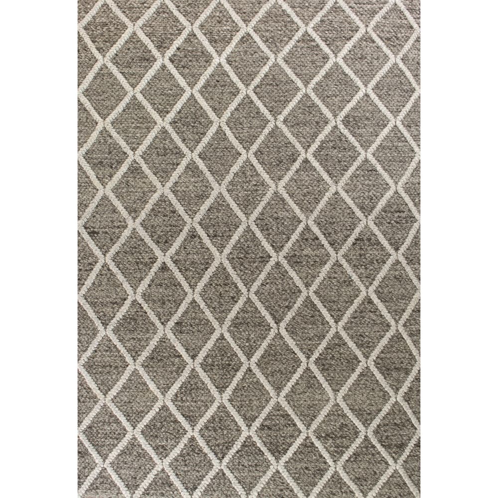 Domani Clouds Diamond Trellis Hand-woven Wool Rug