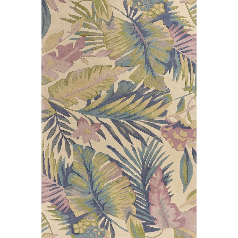 Domani Classics Pastel Tropics Hand-tufted Wool Rug - 8'6" x 11'6" - Pastel