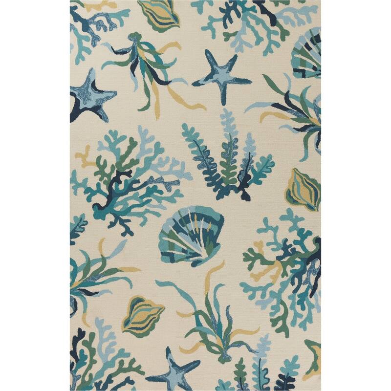Domani Trails Coral Reef Indoor/Outdoor Rug